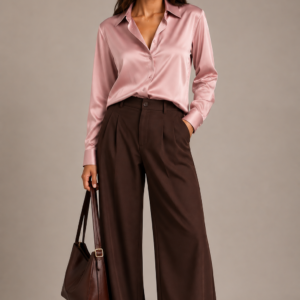 Blusa Zara satín